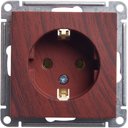 Schneider Electric W59 RS16-154-9-86 Розетка с заземляющим контактом (16 А, под рамку, скрытая установка, мореный дуб)