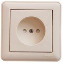 Schneider Electric W59 RS16-151-28 Розетка со шторками (16 А, в сборе, скрытая установка, слоновая кость)