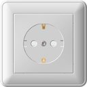 Schneider Electric W59 RS16-152-18 Розетка с заземляющим контактом (16 А, в сборе, шторки, скрытая установка, белая)