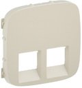 Legrand Valena Allure 755425 Крышка розетки телефонной/компьютерной (2xRJ11/RJ45, белая)
