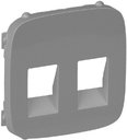 Legrand Valena Allure 755377 Крышка розетки аудио (2 канала, алюминий)