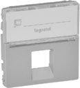 Legrand Valena Life 755472 Крышка розетки телефонной/компьютерной (RJ11/RJ45, надпись, алюминий)