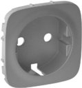 Legrand Valena Allure 755207 Крышка розетки (2P+E, алюминий)