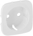 Legrand Valena Allure 755255 Крышка розетки с увеличенными зажимами (2P+E, белая)