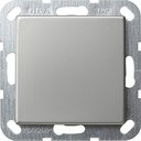 Gira System55 0126600 Выключатель одноклавишный (10 А, под рамку, скрытая установка, сталь)