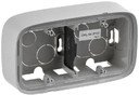 Legrand Valena Allure 755572 Установочная коробка двойная (алюминий)