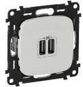 Legrand Valena Allure 754999 Розетка USB (2xUSB, под рамку, скрытая установка, жемчужная)