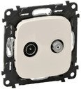 Legrand Valena Allure 753858 Розетка телевизионная (TV+SAT, под рамку, скрытая установка, слоновая кость)