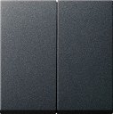 Gira System55 029528 Клавиша двойная (антрацит)