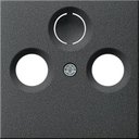 Gira System55 086928 Крышка розетки телевизионной (TV+Radio+(SAT), антрацит)