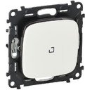 Legrand Valena Allure 752726 Переключатель одноклавишный (10 А, под рамку, подсветка, скрытая установка, белый)