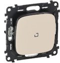 Legrand Valena Allure 752826 Переключатель одноклавишный (10 А, под рамку, подсветка, скрытая установка, слоновая кость)