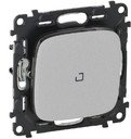 Legrand Valena Allure 752926 Переключатель одноклавишный (10 А, под рамку, подсветка, скрытая установка, алюминий)