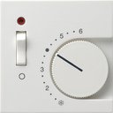 Gira System55 149203 Крышка для терморегулятора (индикатор, белая глянцевая)