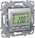 Schneider Electric Unica KNX MGU5.534.30 Терморегулятор электронный 0…+40°С (под рамку, скрытая установка, алюминий)