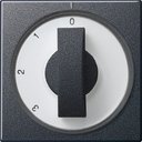 Gira System55 066928 Крышка для поворотного выключателя (антрацит)