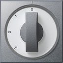 Gira System55 066926 Крышка для поворотного выключателя (алюминий)