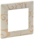 Legrand Valena Life 754111 Рамка 1-постовая (универсальная, ампир бежевый)