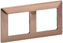 Legrand Valena Life 754162 Рамка 2-постовая (универсальная, медь)