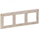 Legrand Valena Life 754113 Рамка 3-постовая (универсальная, ампир бежевый)