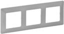 Legrand Valena Life 754133 Рамка 3-постовая (универсальная, алюминий)