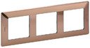 Legrand Valena Life 754163 Рамка 3-постовая (универсальная, медь)