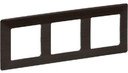 Legrand Valena Life 754173 Рамка 3-постовая (универсальная, темное дерево)