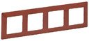 Legrand Valena Life 754074 Рамка 4-постовая (универсальная, терракота)