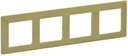 Legrand Valena Life 754084 Рамка 4-постовая (универсальная, лайм)
