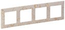 Legrand Valena Life 754114 Рамка 4-постовая (универсальная, ампир бежевый)