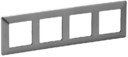 Legrand Valena Life 754154 Рамка 4-постовая (универсальная, сталь)