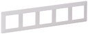 Legrand Valena Life 754005 Рамка 5-постовая (универсальная, белая)