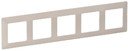 Legrand Valena Life 754045 Рамка 5-постовая (универсальная, слоновая кость)
