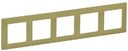Legrand Valena Life 754085 Рамка 5-постовая (универсальная, лайм)