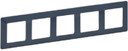 Legrand Valena Life 754095 Рамка 5-постовая (универсальная, лазурь)