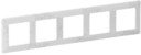 Legrand Valena Life 754125 Рамка 5-постовая (универсальная, Эл Грей)