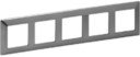 Legrand Valena Life 754155 Рамка 5-постовая (универсальная, сталь)