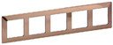 Legrand Valena Life 754165 Рамка 5-постовая (универсальная, медь)