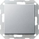 Gira System55 012726 Выключатель кнопочный перекрестный (10 А, под рамку, скрытая установка, алюминий)