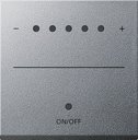 Gira System2000 226026 Крышка для сенсорного диммера (подсветка, алюминий)