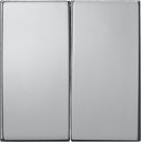 Gira System55 2315605 Крышка для двухканального диммера (хром)