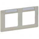 Legrand Valena Life 754052 Рамка 2-постовая (горизонтальная, маркировка, слоновая кость)