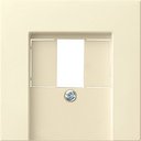 Gira System55 027601 Крышка розетки USB (USB, TAE, кремовая глянцевая)