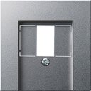 Gira System55 027626 Крышка розетки USB (USB, TAE, алюминий)