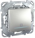 Schneider Electric Unica Top MGU5.535.30ZD Таймер нажимной (8 А, под рамку, подсветка, скрытая установка, алюминий)