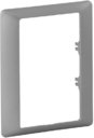 Legrand Valena Life 754241 Рамка для двойной розетки 1-постовая (универсальная, алюминий)