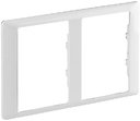 Legrand Valena Life 754222 Рамка для двойной розетки 2-постовая (универсальная, белая)