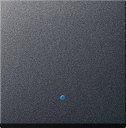 Gira System2000 226128 Клавиша сенсорная (индикация, антрацит)