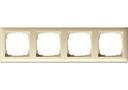 Gira Standard55 021401 Рамка 4-постовая (кремовая глянцевая)