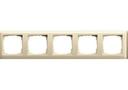 Gira Standard55 021501 Рамка 5-постовая (кремовая глянцевая)